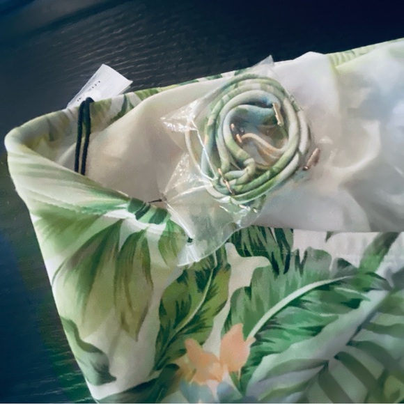 Women's Bandeau Tie-Front Cut Out One Piece Swimsuit - Shade & Shore™ - Picture 10 of 12